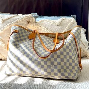 Neverfull GM Louis Vuitton Damien Azur Canvas | N41360 Amazing Condition